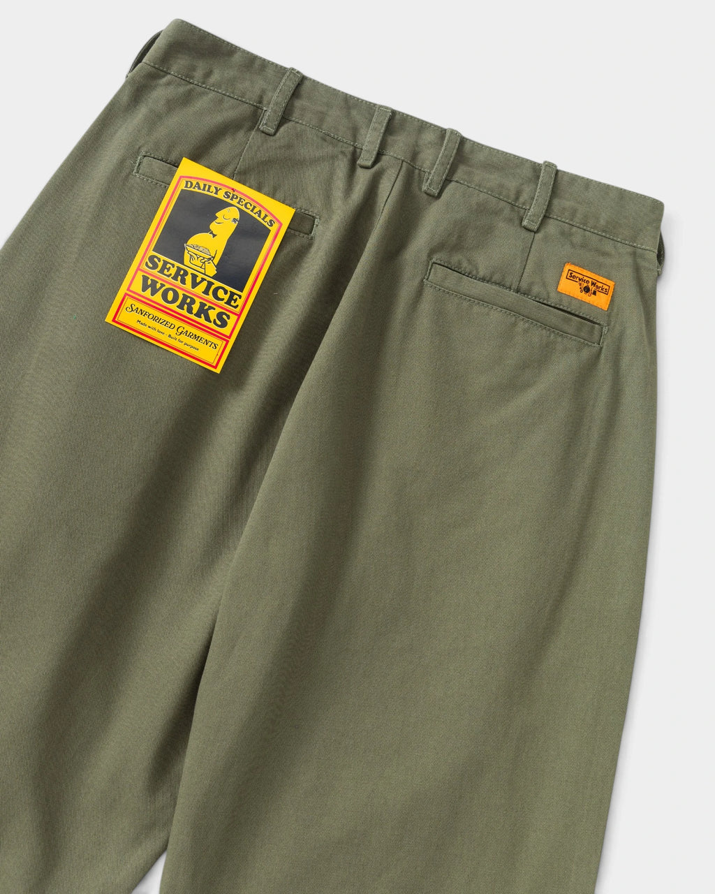 Service Works Twill Part-Timer Pants - Olive