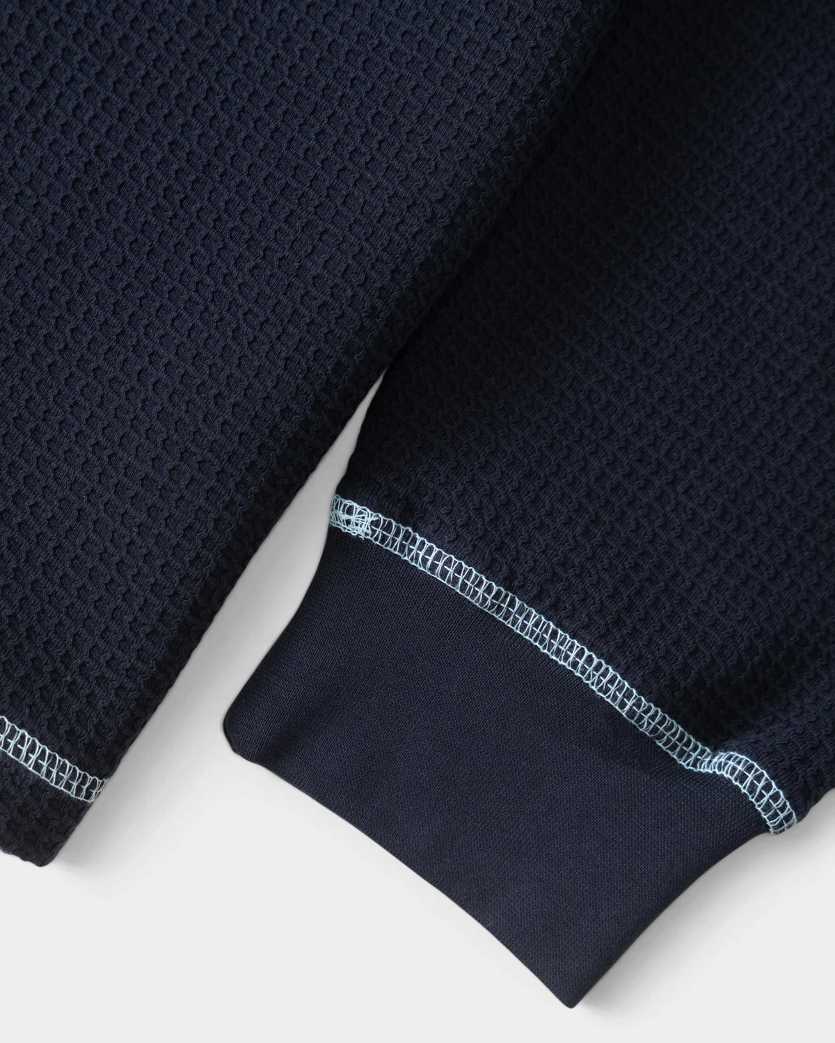 Service Works Waffle Contrast Thermal Long-Sleeve Shirt - Navy/Blue