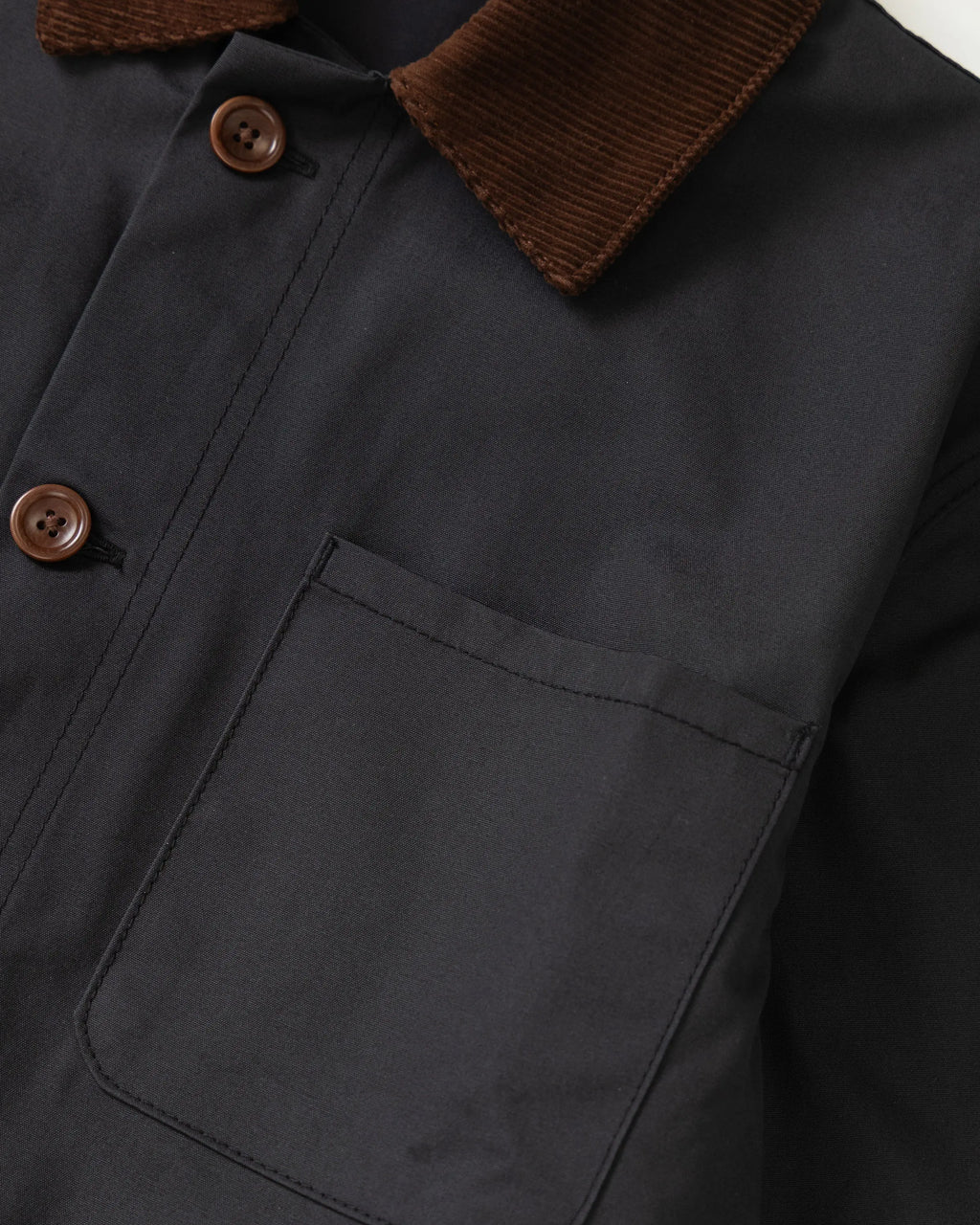 Service Works Waxed Barn Coat - Black