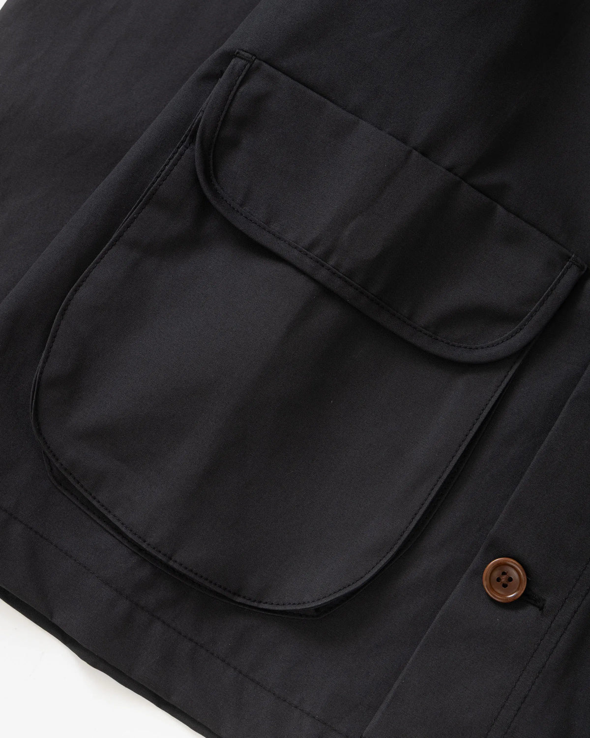 Service Works Waxed Barn Coat - Black