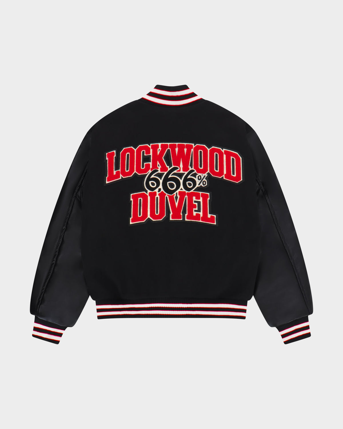 Lockwood x Duvel 666 Varsity Jacket - Black