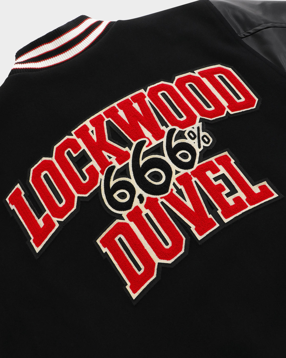 Lockwood x Duvel 666 Varsity Jacket - Black